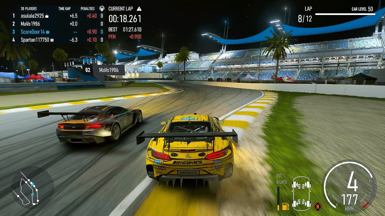 Sunset Peninsula is an Awesome Track for Side to Side Racing (Forza Motorsport)