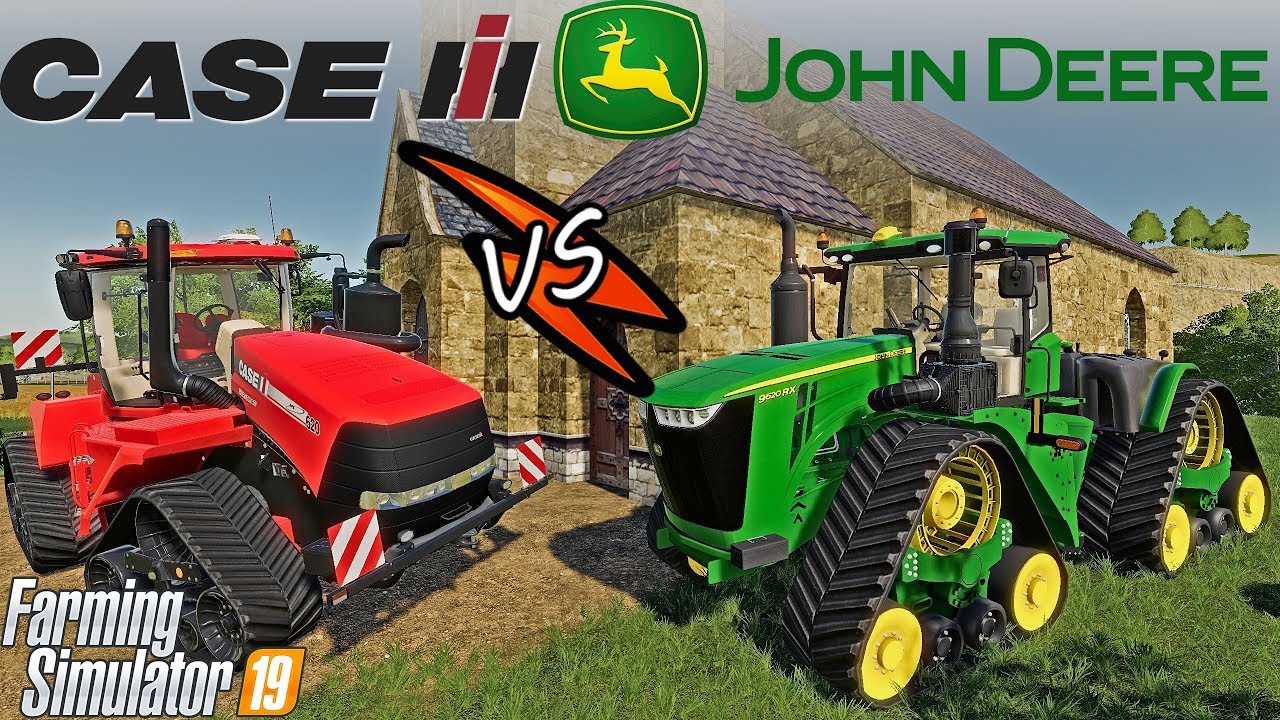 JOHN DEERE VS. CASE IH! | Dahl Ranch FS19