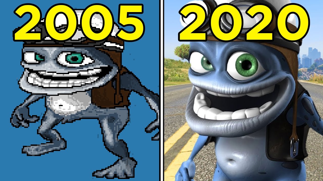 Evolution Of Crazy Frog Games (2005-2020)