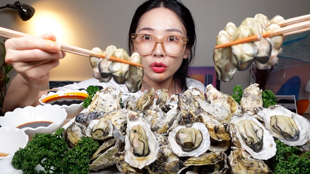 굴의 계절이 왔어요..☃️ 통통 굴찜 먹방 STEAMED OYSTERS MUKBANG 牡蠣 pauhi con sò madriguera