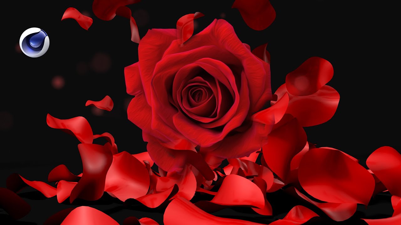 How to create the leaves of rose idea in Cinema 4d modeling and effects by photoshop