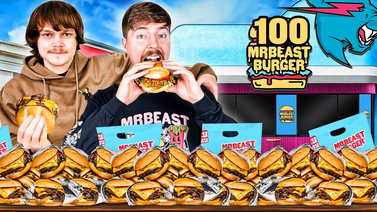 Making 100 Mr Beast Burgers For The Homeless!
