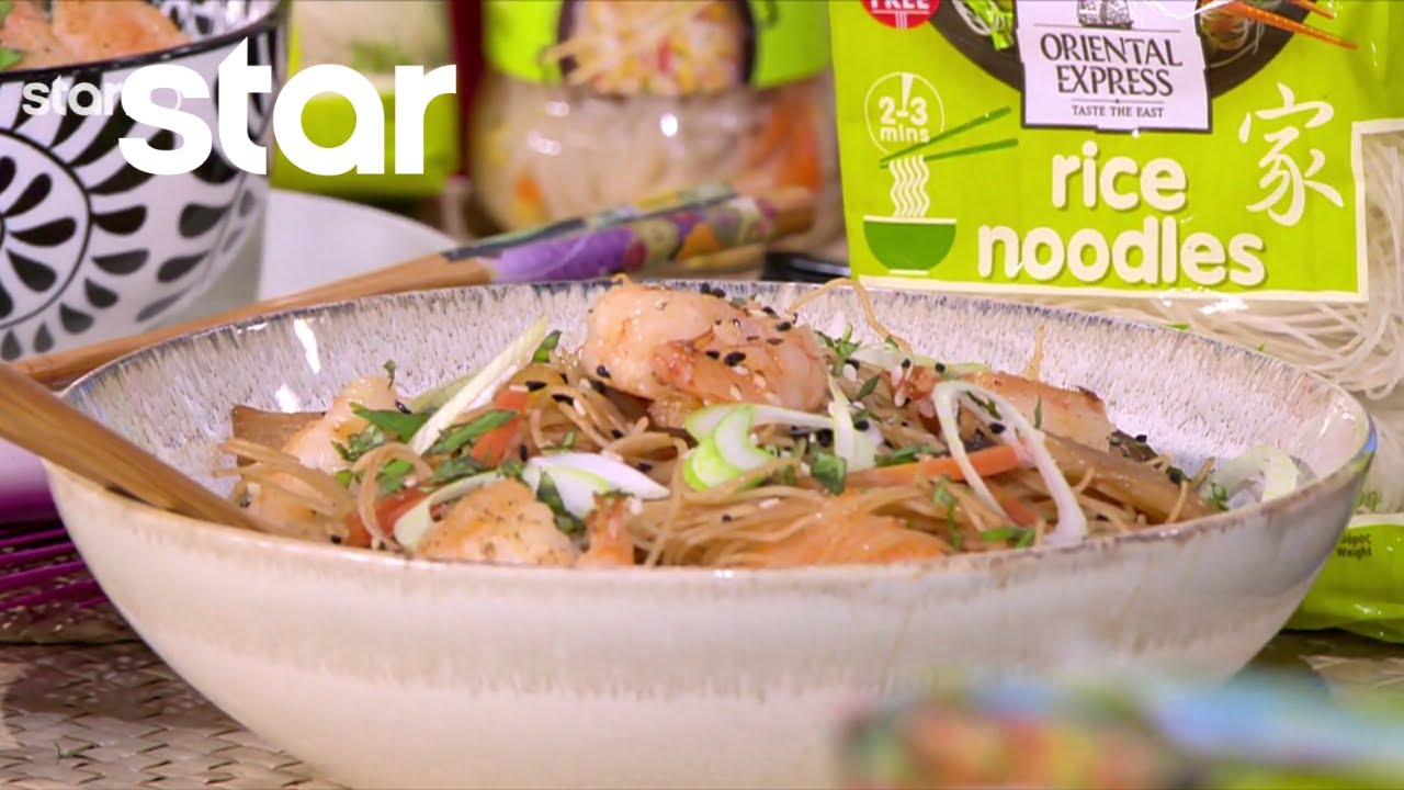 Noodles με Λαχανικά Και Γαρίδες | Χρήστος Μοίρας