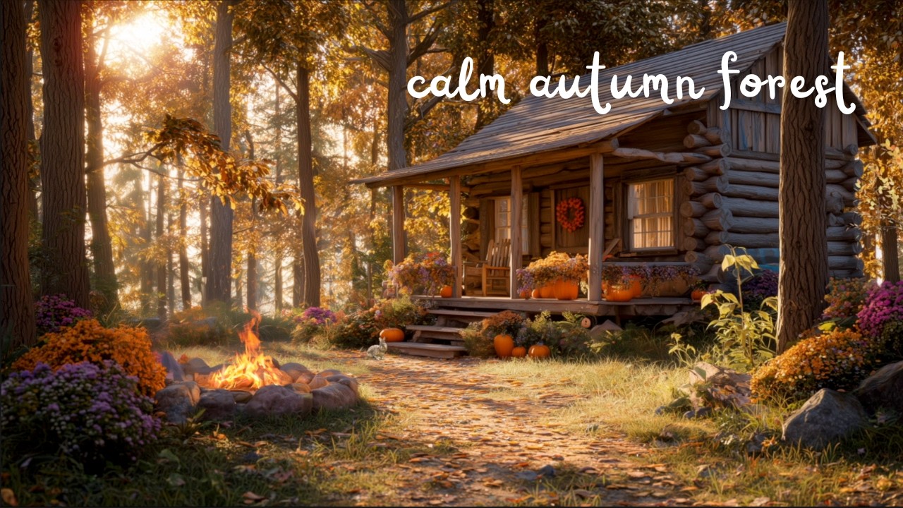 Morning Ambience in the Woods 🍂 Autumn Ambience & Forest Sounds