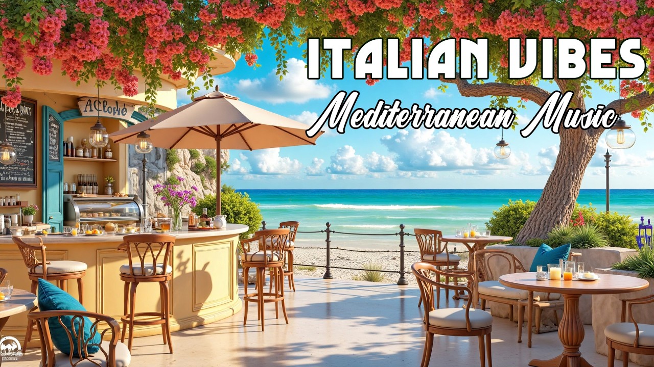 The Best 🇮🇹 Italian Music🎶 Italian Vibes 🎶 1+ Hour Scenic Amalfi Coast & Lake Como Relaxation 4K