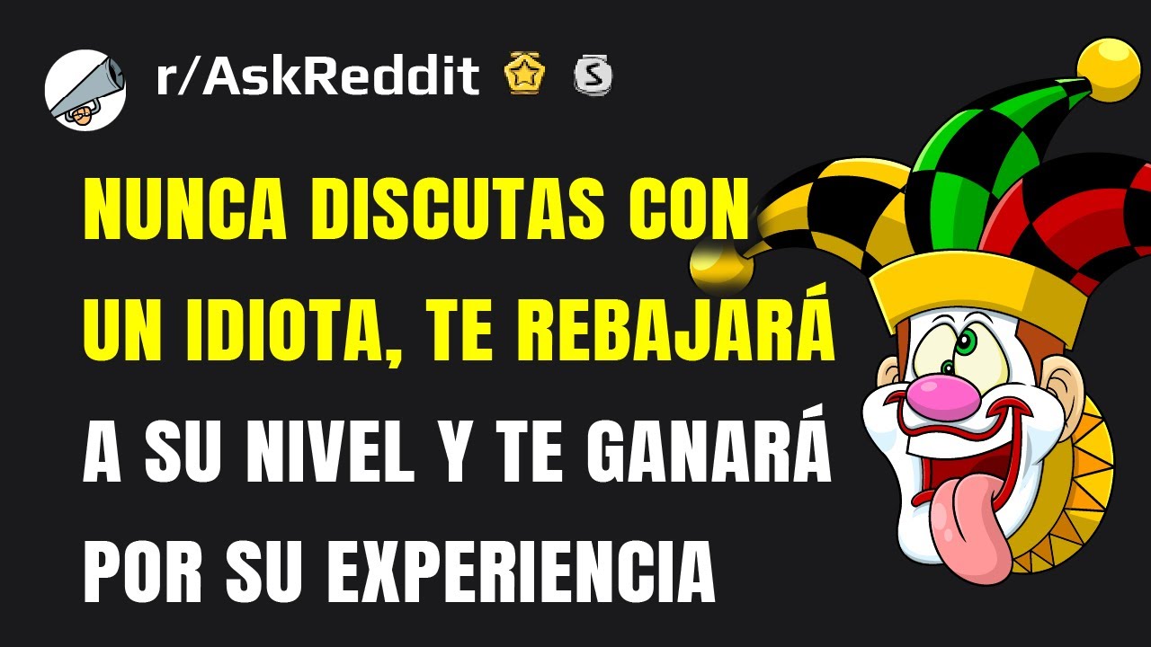 Por qué no debes discutir con un idiota