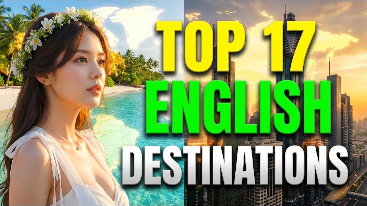 ✅Top 17 English Speaking Countries to Retire, Live or Visit in 2026! ✅Easy English podcast