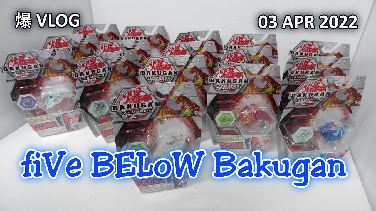 ALL 16 fiVe BELoW Armored Alliance Bakugan!! [03 APR 2022] | BAKUGAN VLOG #096