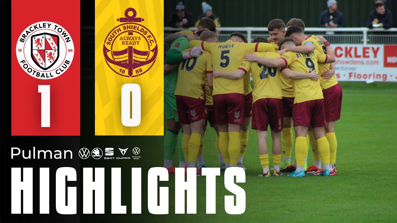 MATCH HIGHLIGHTS | Brackley Town 1-0 South Shields FC | Sponsored by Pulman Group