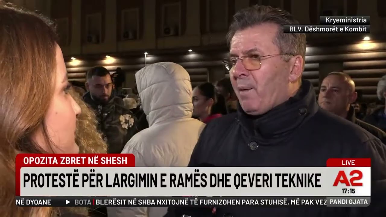 Besart Xhaferri dhe Fatmir Mediu zbulojnë mesazhet e protestës për gazetarët A2CNN