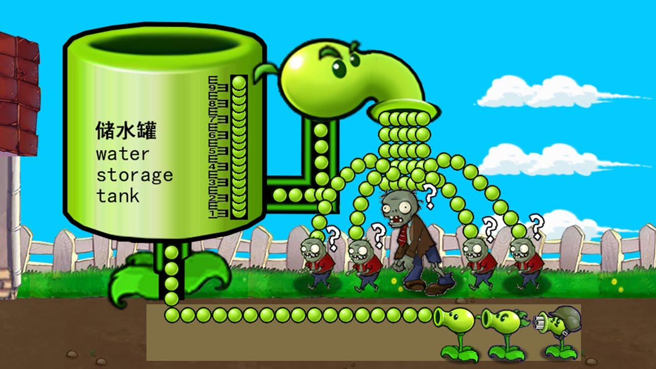 Strongest Fusion Plant. 318 Plants Vs. Zombies PvZ Plus pvz funny moments