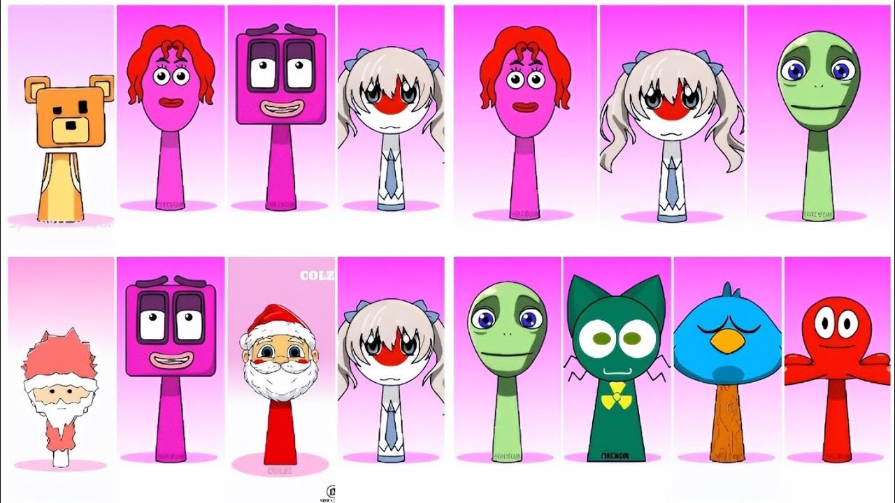 INCREDIBOX SPRUNKI OC ALL PHASES COMPILATION COMPLETE BATTLE PART-296