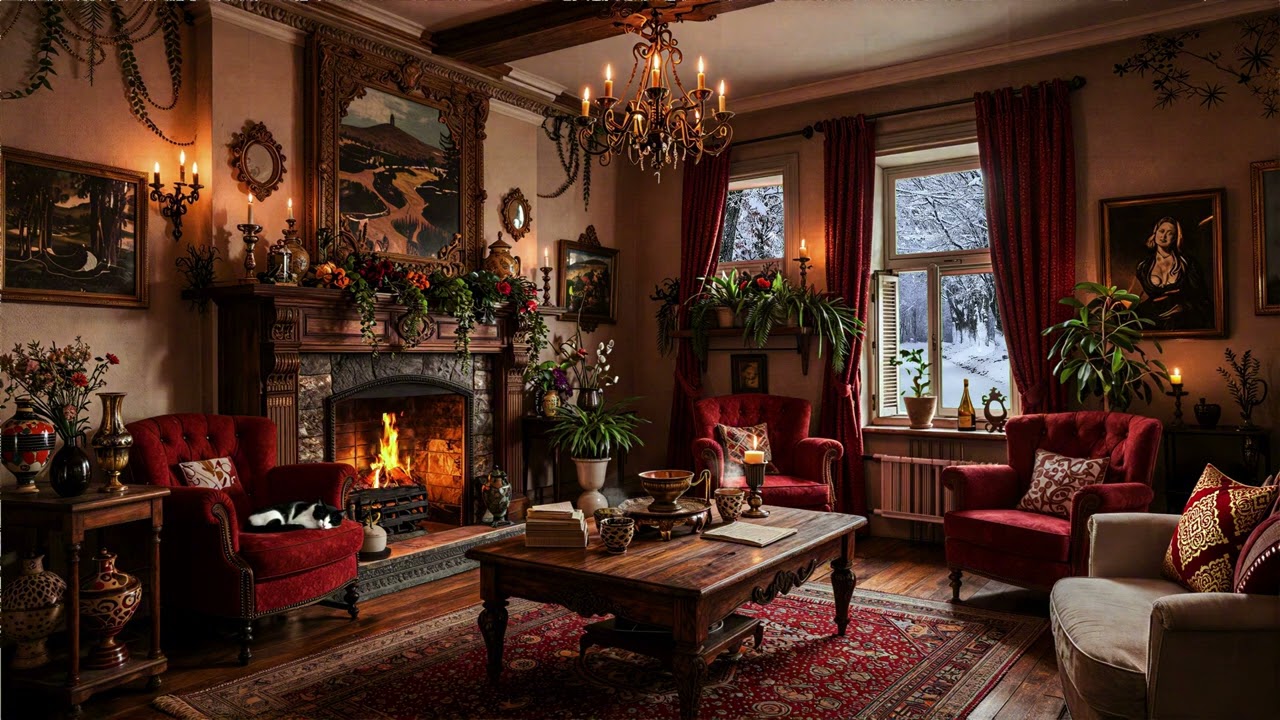 Cozy Living Room Comfort: Peaceful Piano for Reading and Relaxing