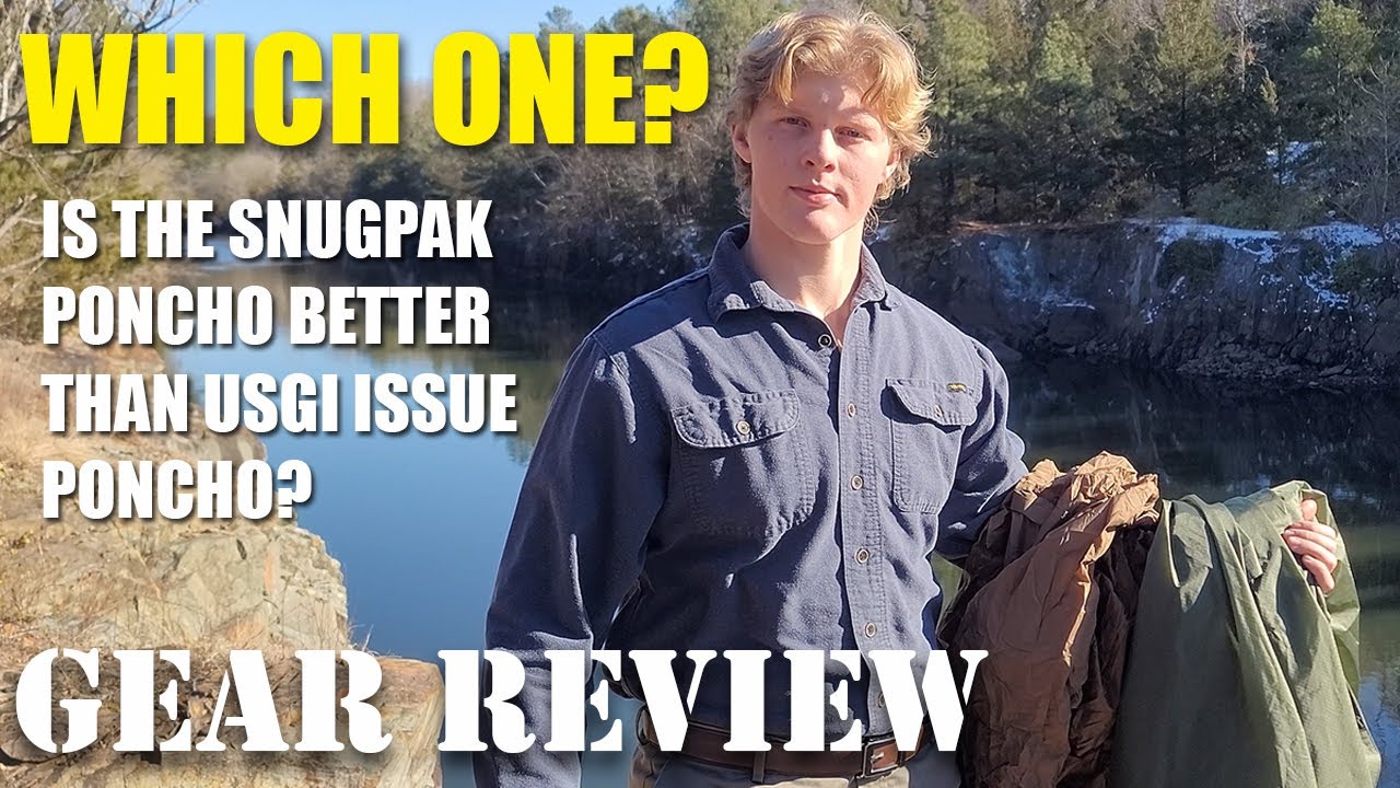 Snugpak Poncho vs. US Issue Poncho  - Which One is Better?