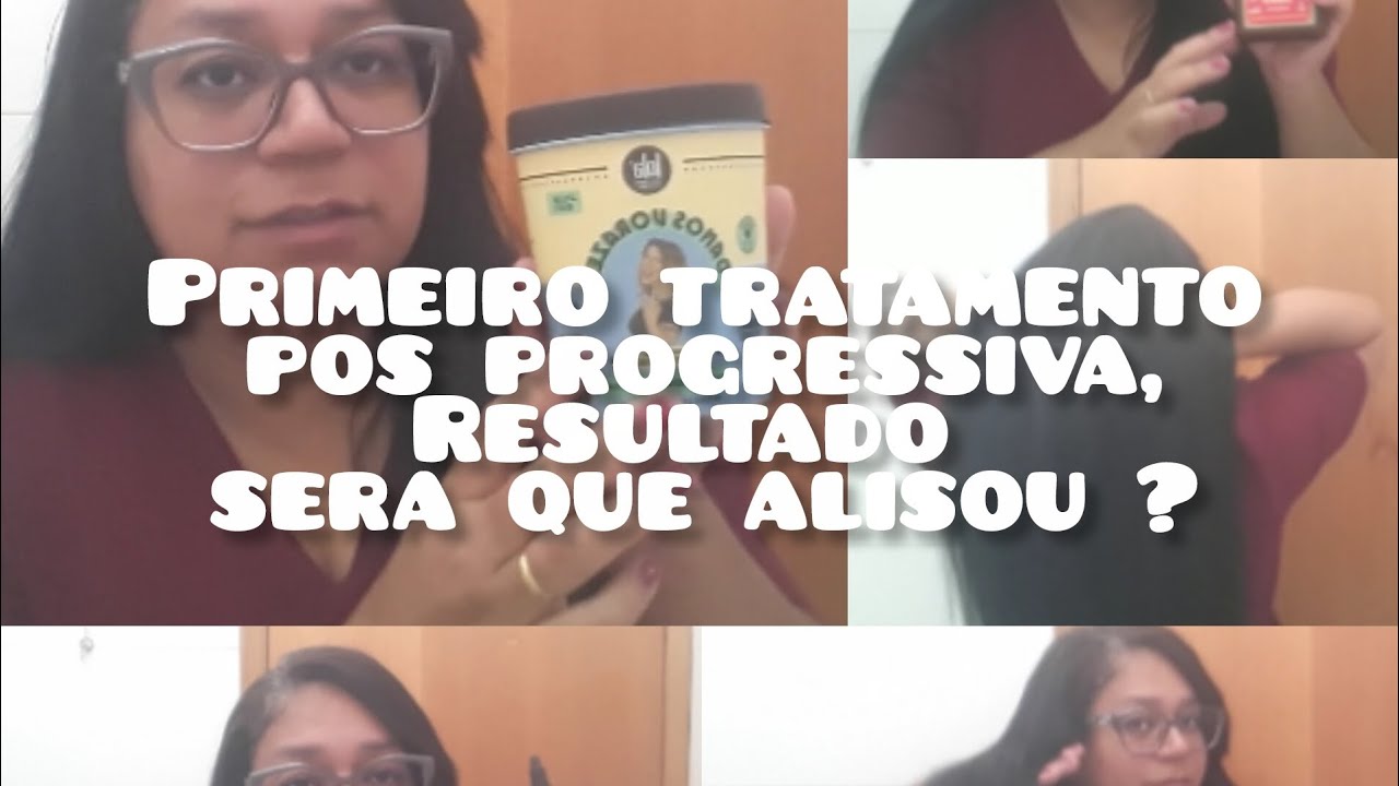 Primeiro tratamento pos progressiva, com resultado, sera que alisou ?
