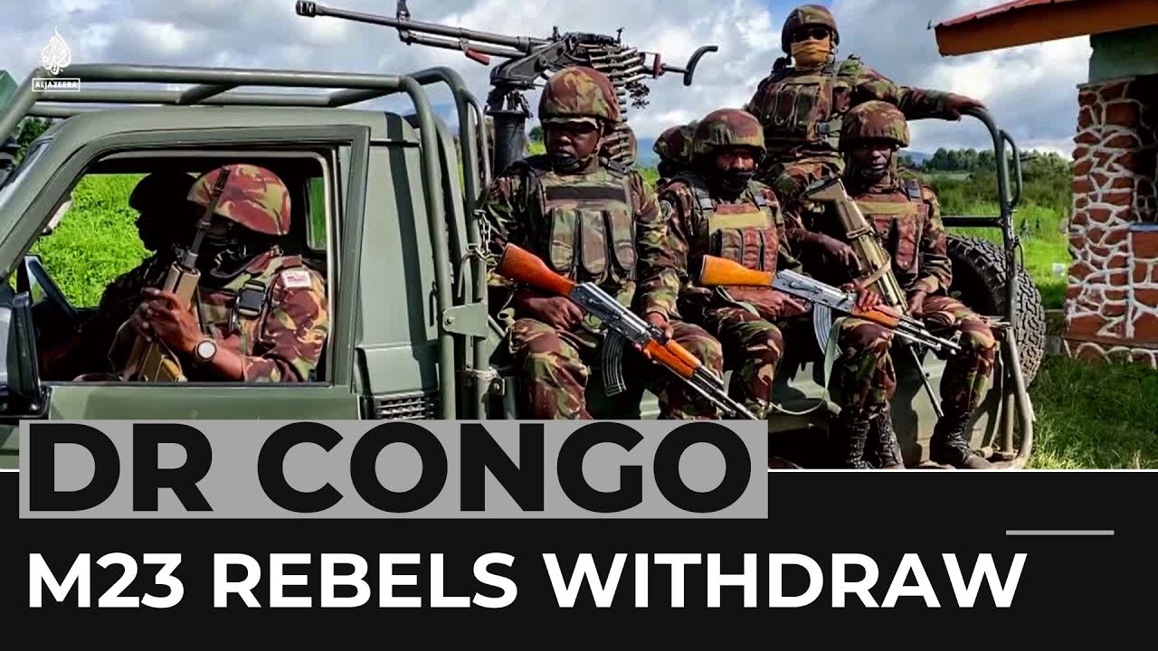 M23 rebels withdraw from parts of North Kivu in DR Congo: Report