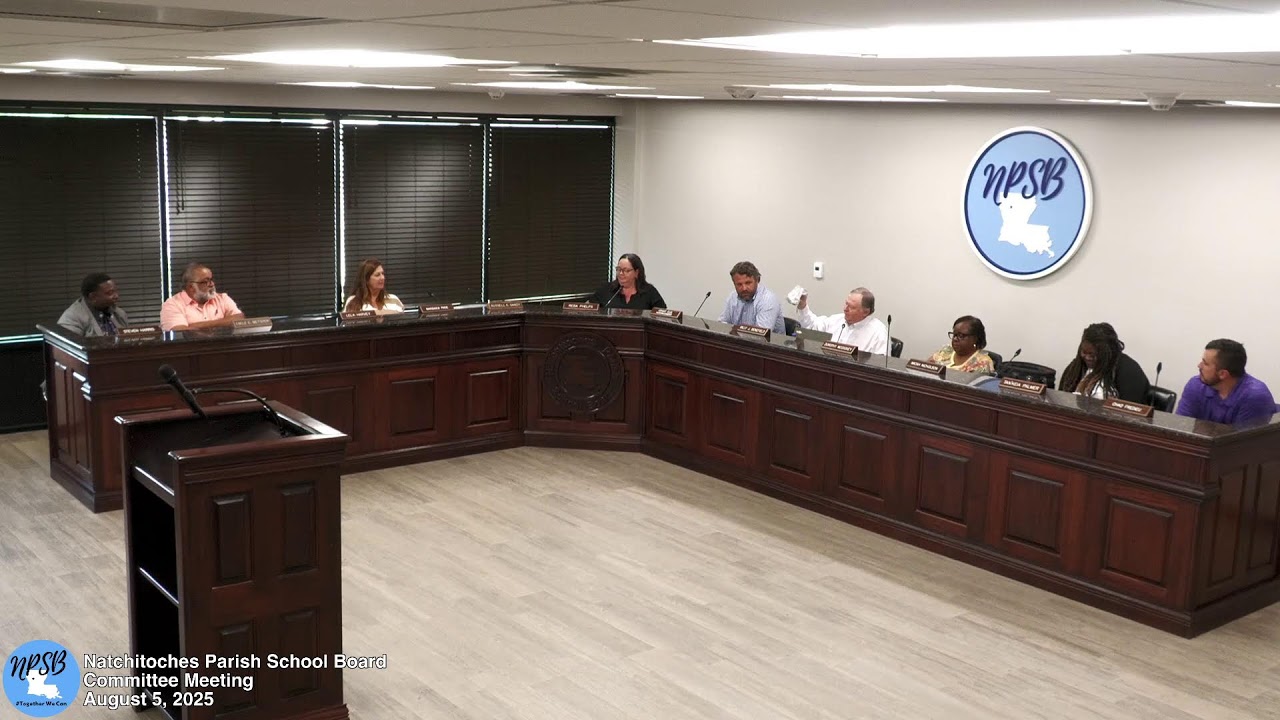 NPSB Committee Meeting 8/5/25