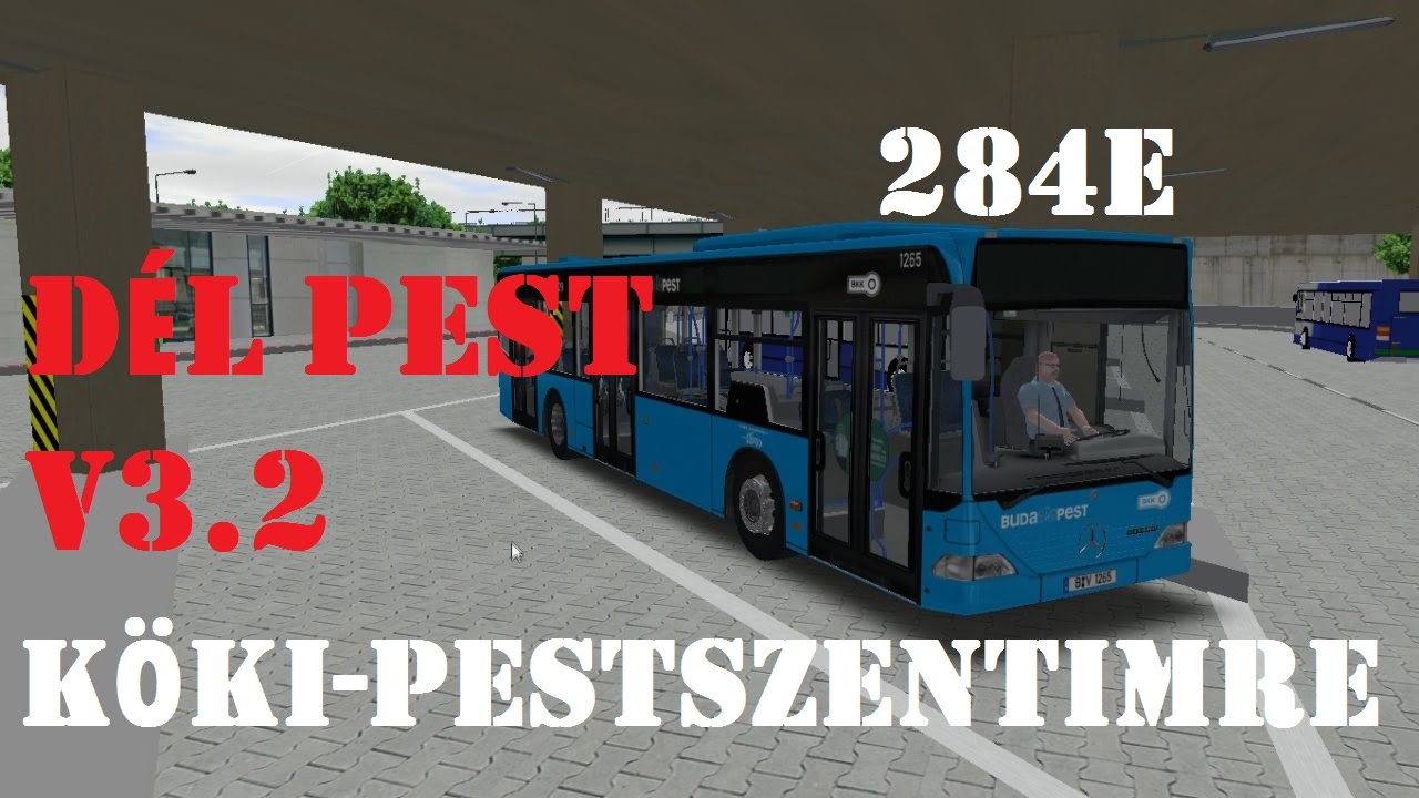 Omsi 2 Dél Pest V3.2 - Köki-Pestszentimre - 284E - Mercedes Citaro + Letöltés (Budapest map)
