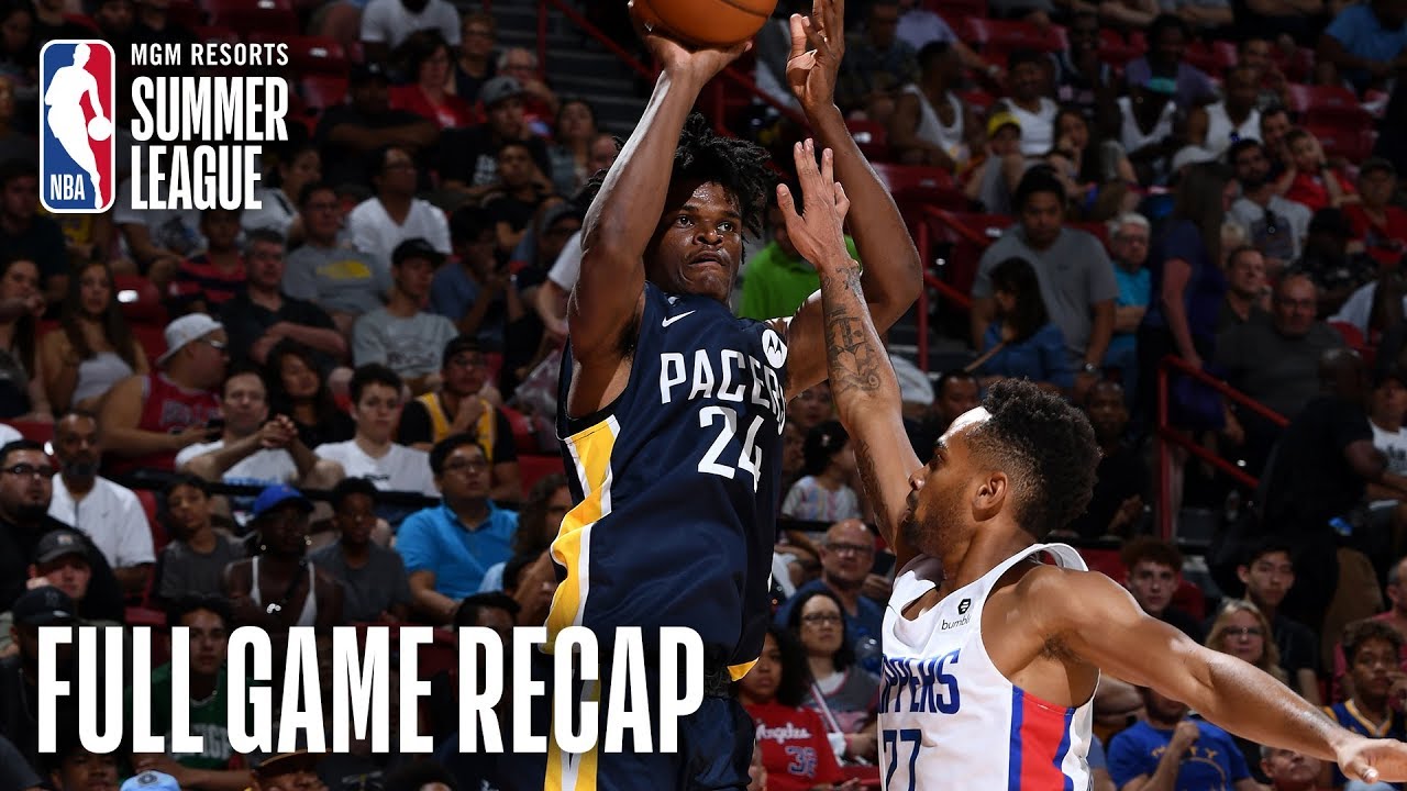 PACERS vs CLIPPERS | Indy Led By Alize Johnson Double-Double  | MGM Resorts NBA Summer League