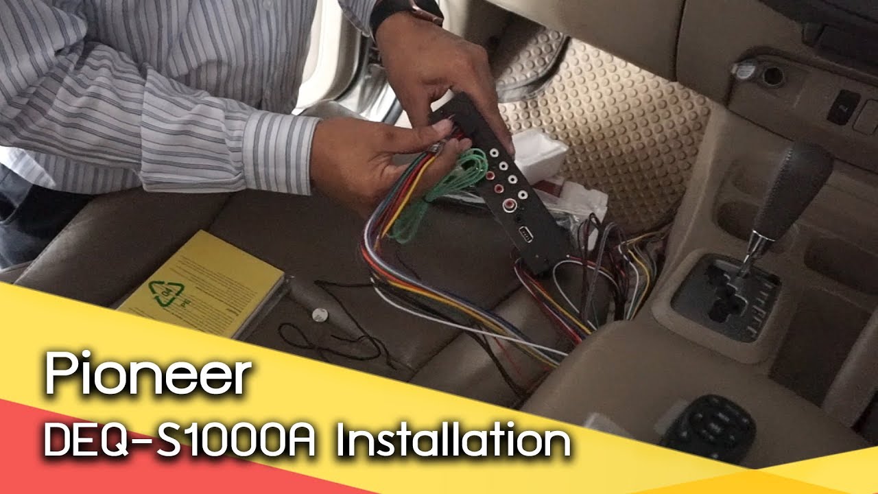 Pioneer : Pioneer DEQ-S1000A Installation