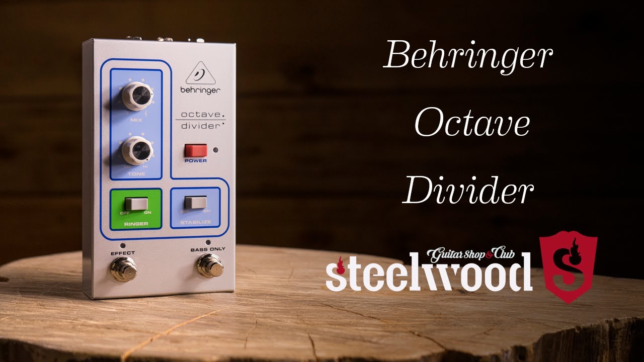 ¡No había probado un octavador así! | Behringer Octave Divider