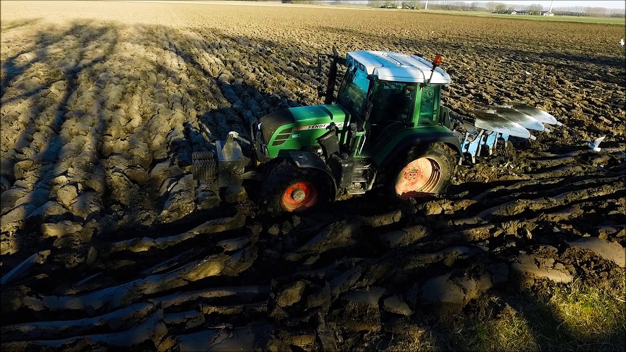 Ploegen/ Ploughing / Plowing /  Pflügen / Fendt / Lemken / Drone Landbouw / Agriculture