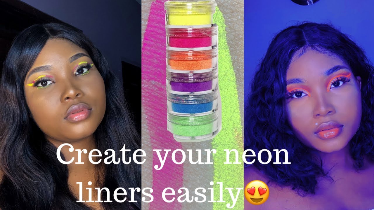 Easy DIY NEON LINERS TUTORIAL: Create your Neon Liner| OLANSPEARL