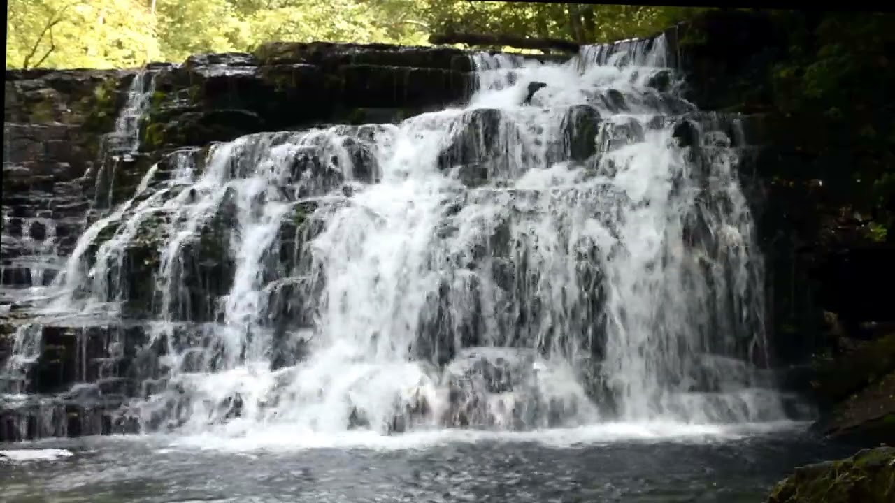 Waterfall Sounds for Sleeping, Waterfall, Rutledge Falls, Tennessee Waterfalls
