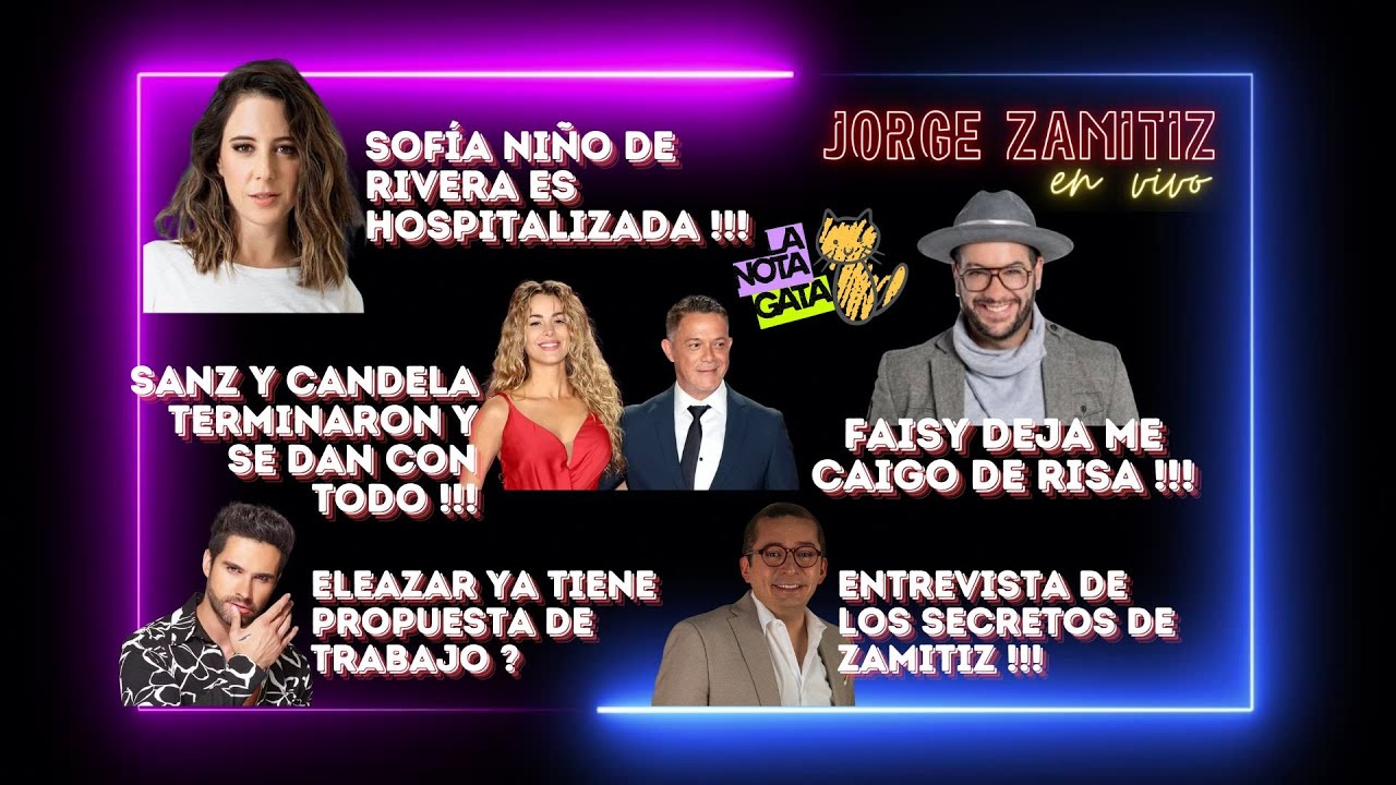 SOF&Iacute;A NI&Ntilde;O DE RIVERA, FAISY, ELEAZAR G&Oacute;MEZ, SANZ Y CANDELA MARQUEZ #espect&aacute;culo