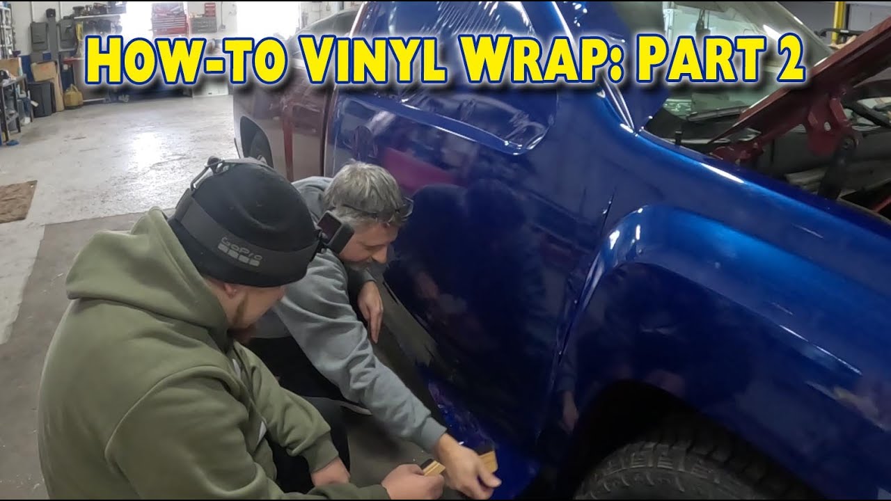 Vinyl Wrapping a pickup with @ThatBoyCisko - Part 2