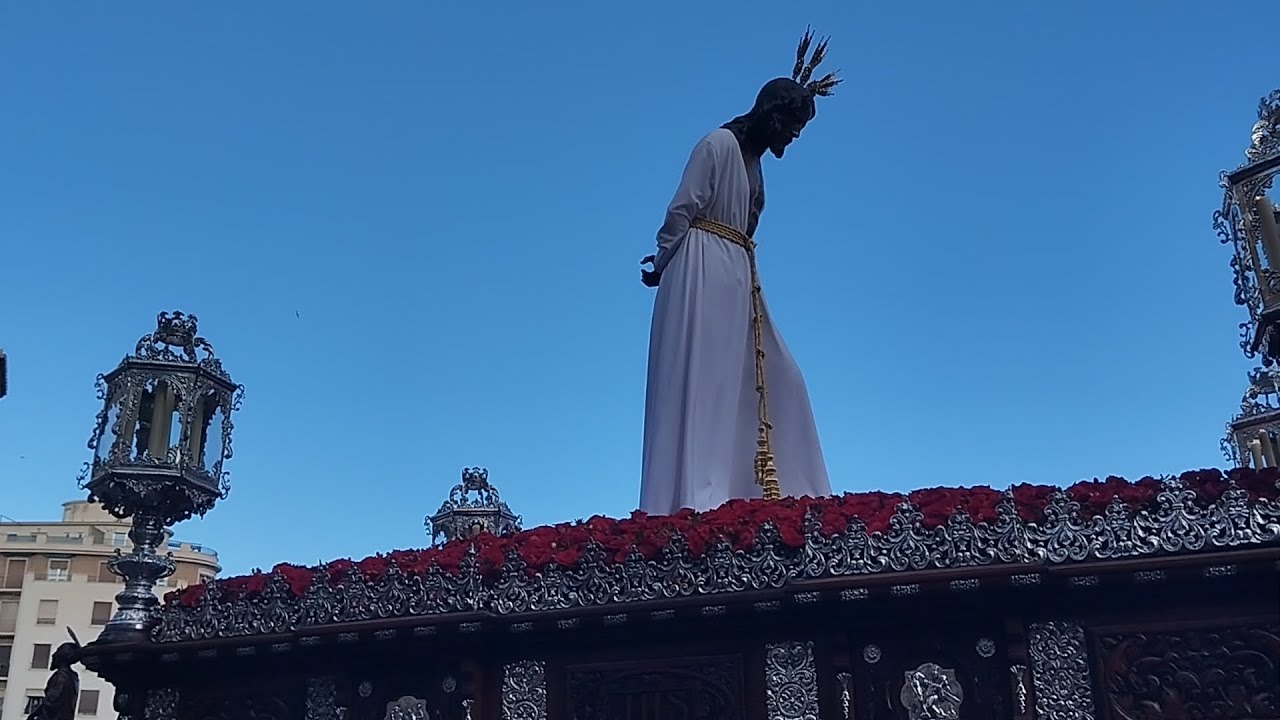 Salida Cristo de la Humillación. Semana Santa de Málaga, 2024.