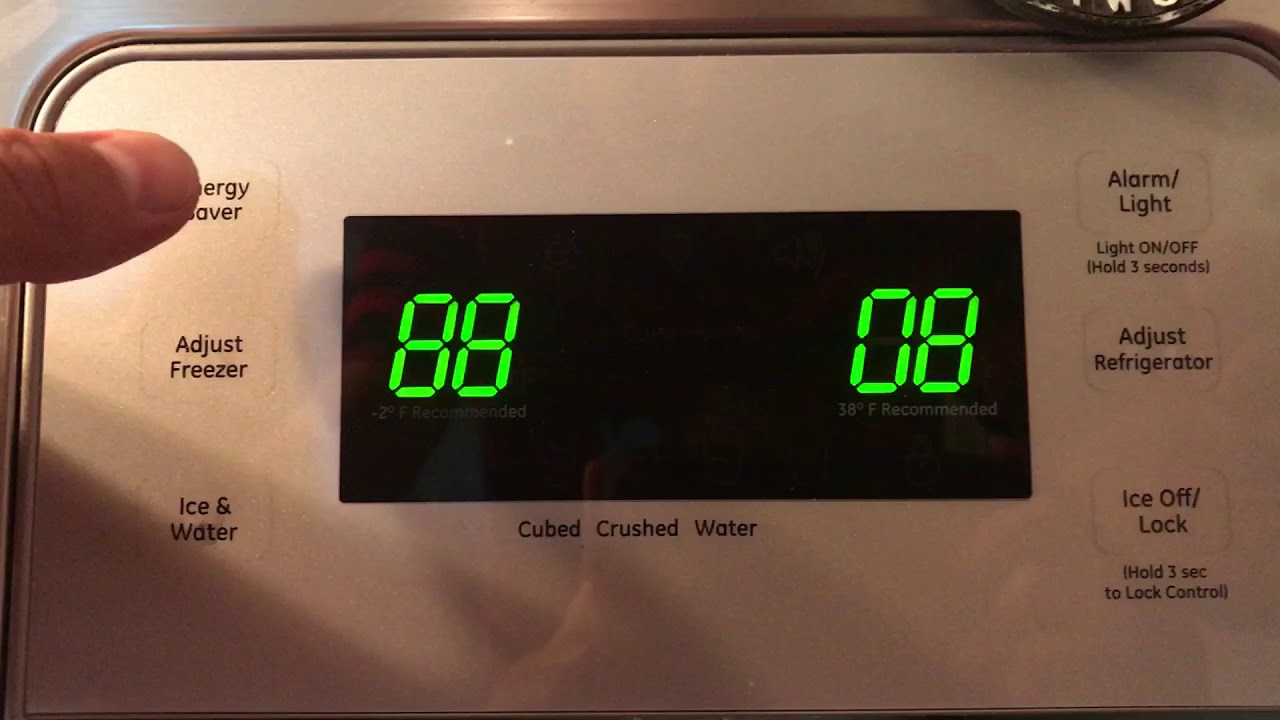 Reset GE Refrigerator display 219Realty.com