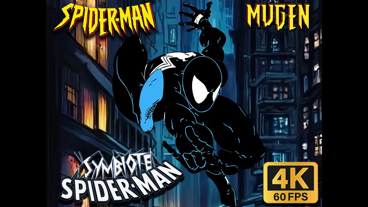 Spider-Man: The Game MUGEN Playthrough w/Symbiote Spider-Man (4K/60fps)