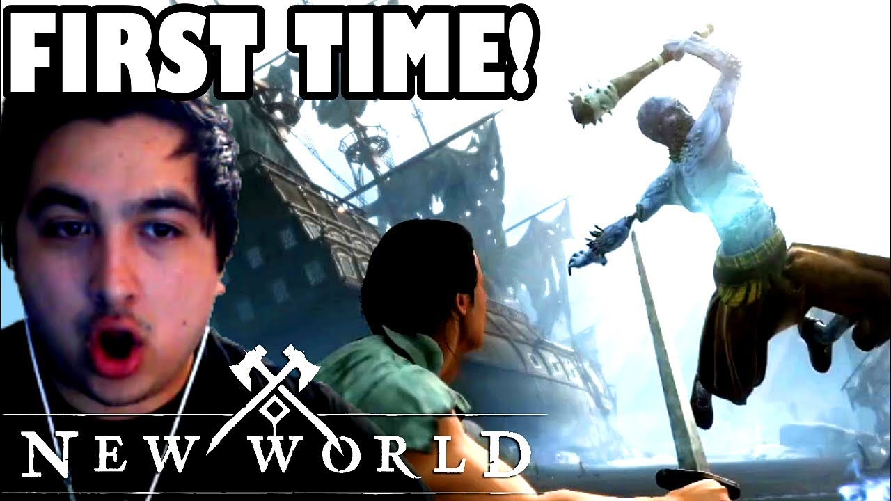 FIRST TIME PLAYING A MMORPG GAME! (New World)