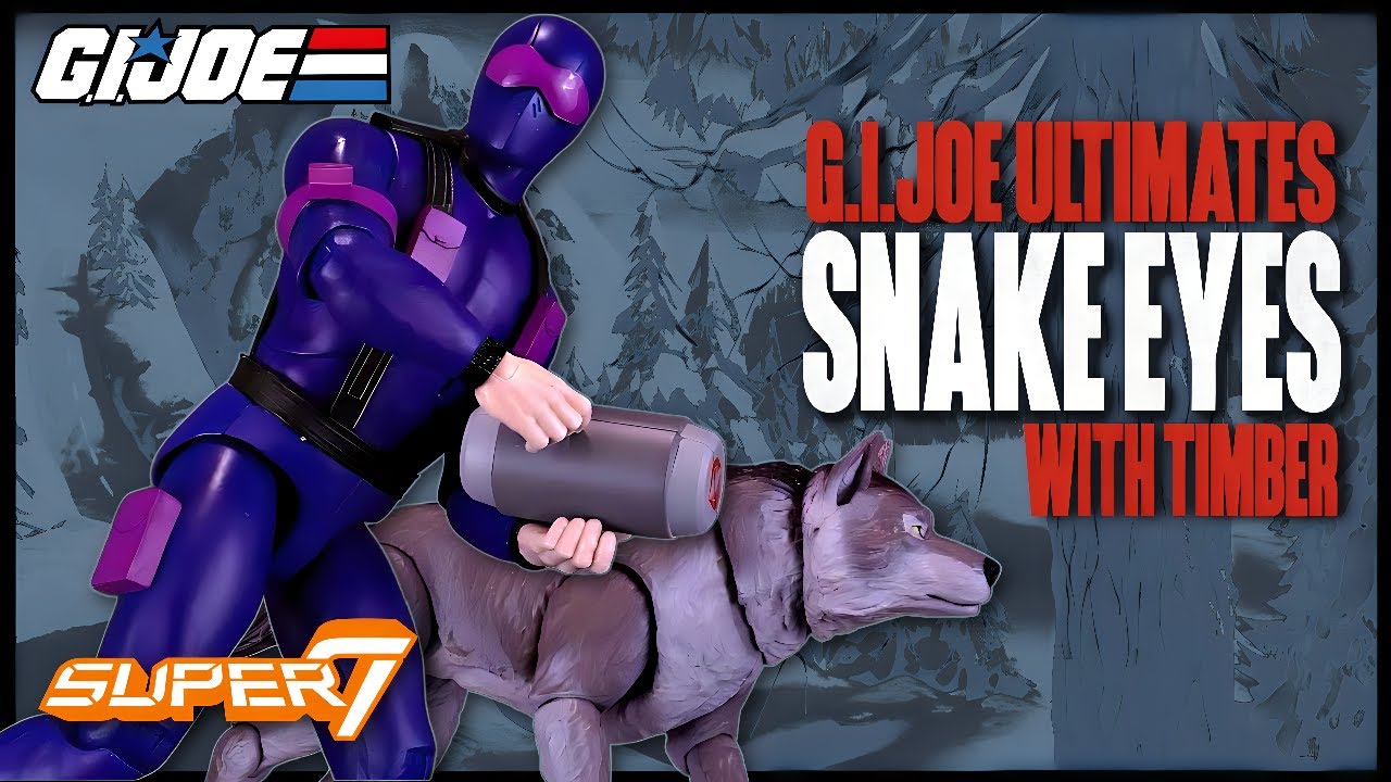 Super7 G.I.JOE Ultimates Snake Eyes and Timber @The Review Spot