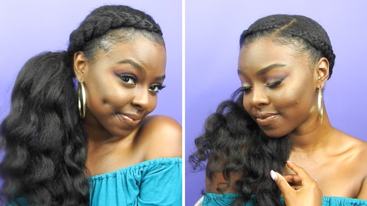 Side Braids + Clip Ins