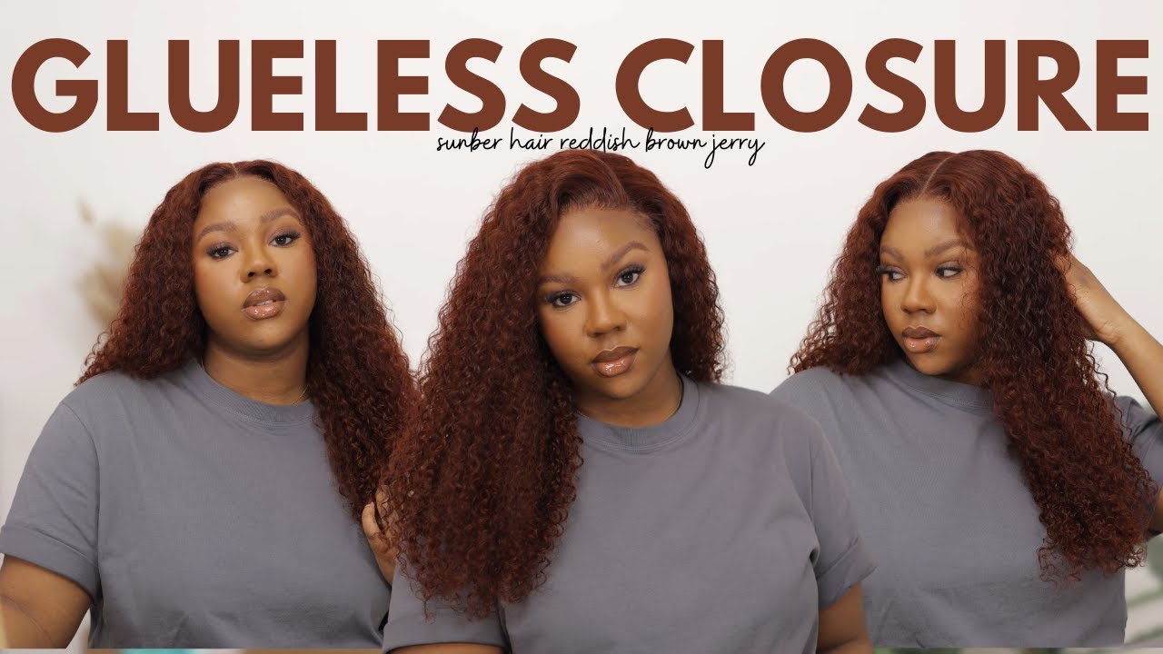 REDDISH BROWN| PERFECT Color, Full & Fluffy Wig!!| 100% GLUELESS PRE-EVERYTHING | SUNBER HAIR