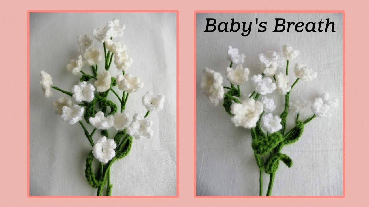 Crochet Baby's Breath Blossoms | So Cute 💚
