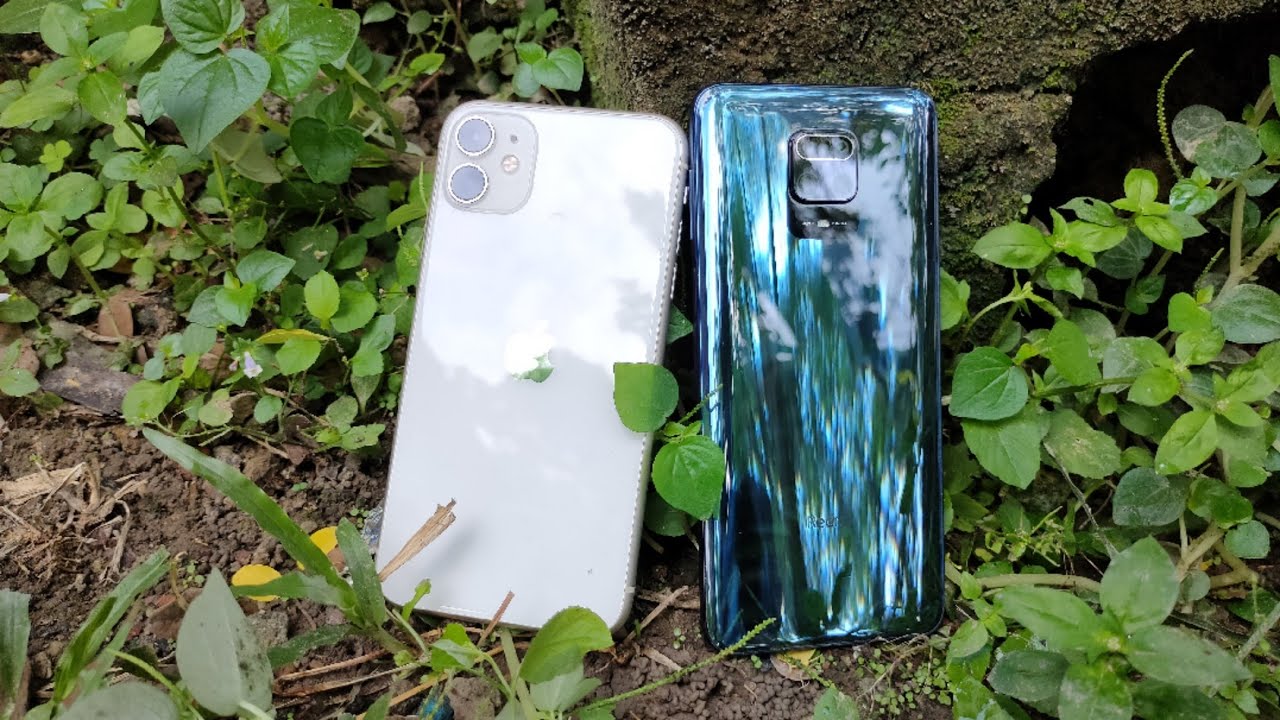 iPhone 11 vs Redmi Note 9 pro max camera comparison//speed test