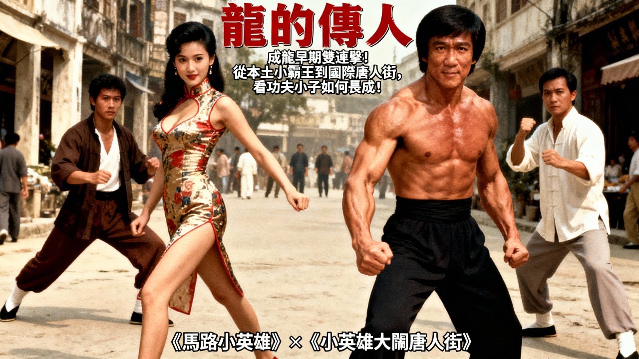 【龍的傳人】《馬路小英雄》×《小英雄大鬧唐人街》｜成龍早期雙連擊！從本土小霸王到國際唐人街，看功夫小子如何長成！#成龍 #功夫喜劇 #成名之路