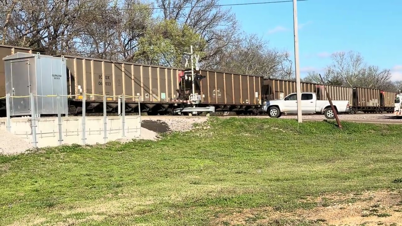 BNSF Coal Train 30 and 2 DPU’s Byhalia MS