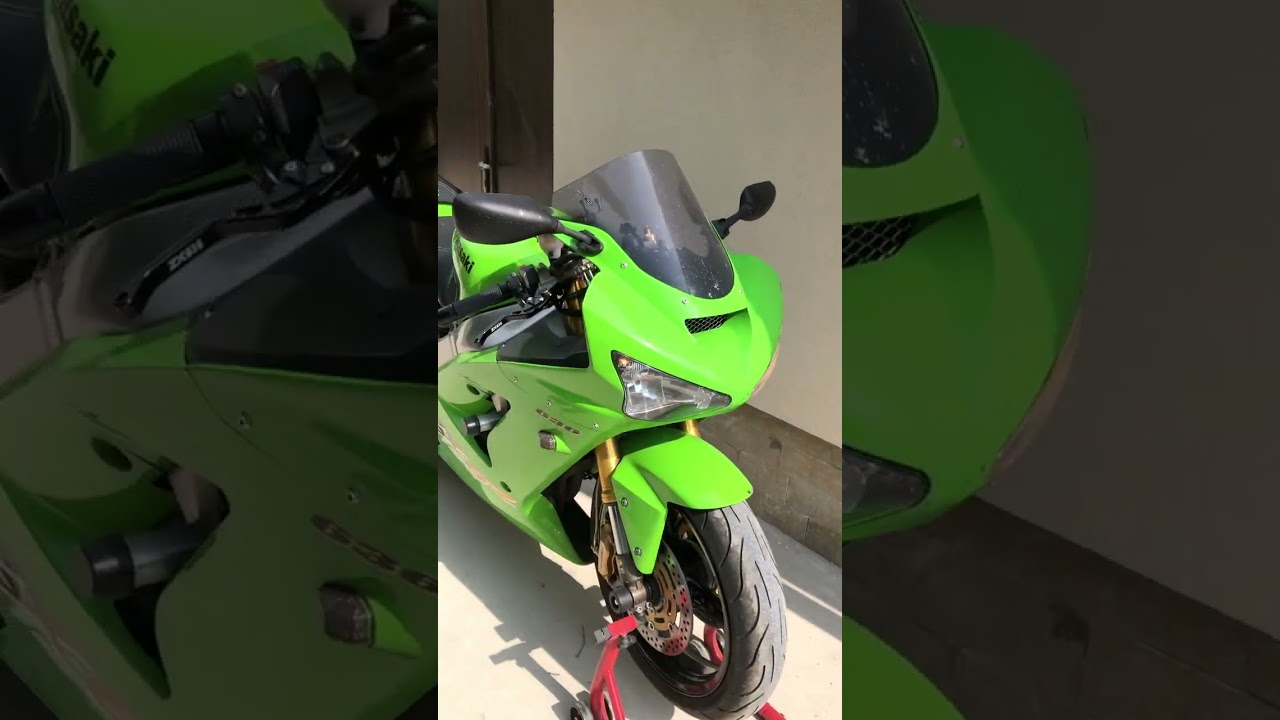 Kawasaki zx6r 636 2004 cold start mivv