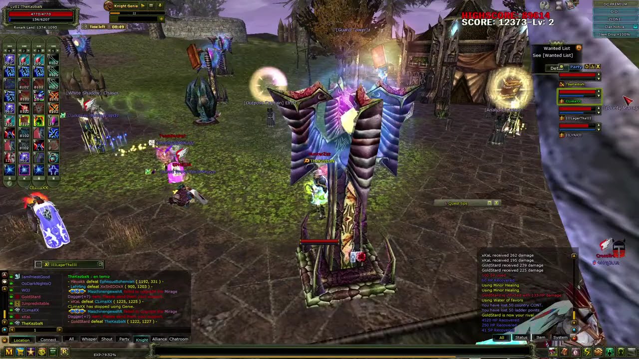 Steam Knight online Zion  Sabaha KADAR FARM