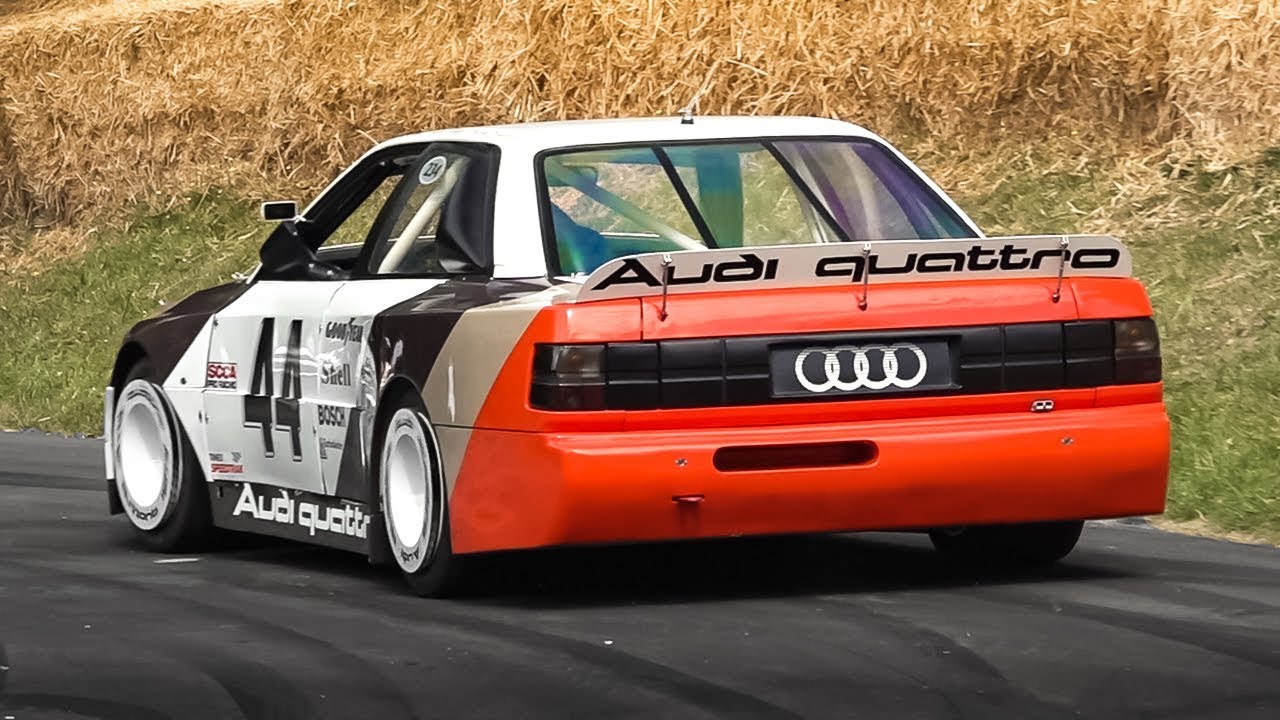500+HP Audi 200 Quattro Trans-Am: Accelerations & Turbo Chirping Noise!