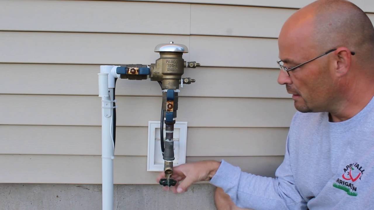 Draining a Backflow Prevention Device (Febco 765)