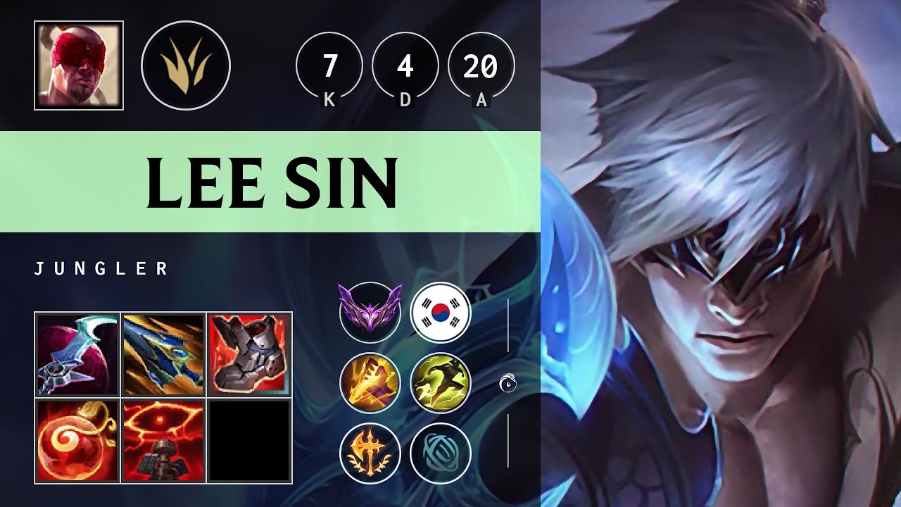 Lee Sin Jungle vs Diana - KR Master Patch 25.S1.3