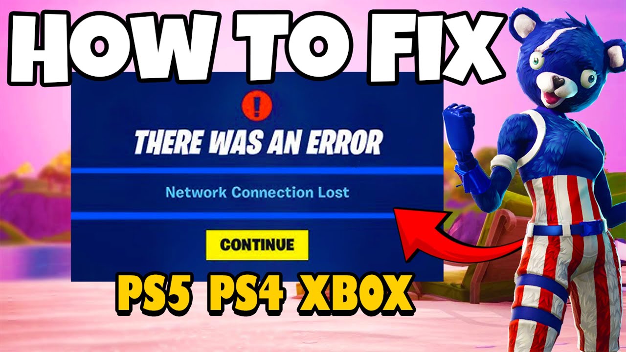 How To Fix Fortnite Network Connection Lost on PS5 & PS4 & Xbox | Fortnite Connection Error PS5 FIX