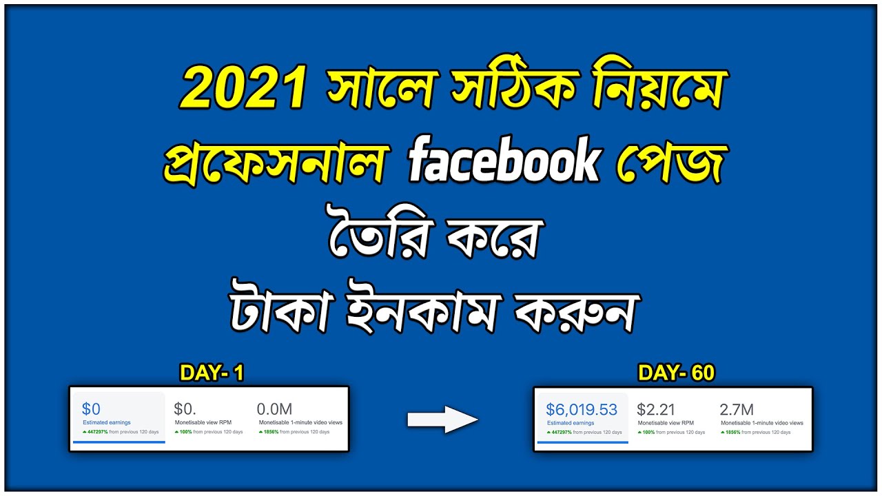 How to Create Facebook Page Bangla Tutorial 2021