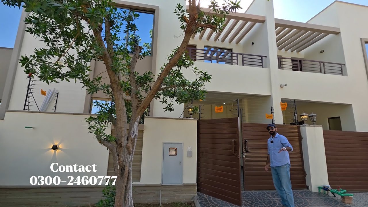 Designer House 🔥 Ali Block 125sqyd Park Facing Villa in Bahria Town Karachi