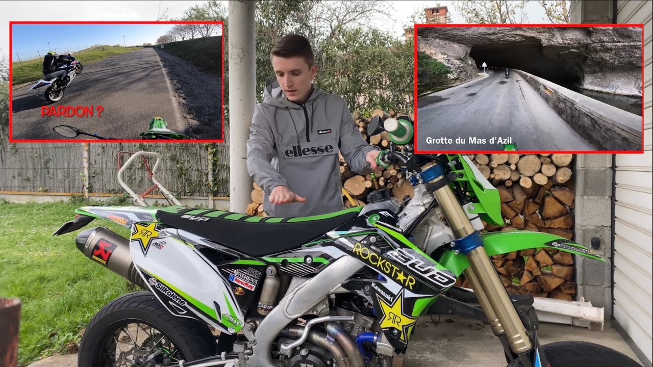 Faire plus de 200KM en SUPERMOTARD  : Toulouse ➡️ Grotte du Mas d’Azil